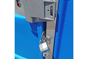 portable restroom locks