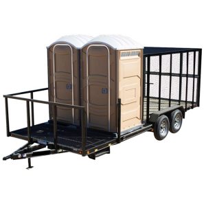 porta potty trash trailer pecos tx